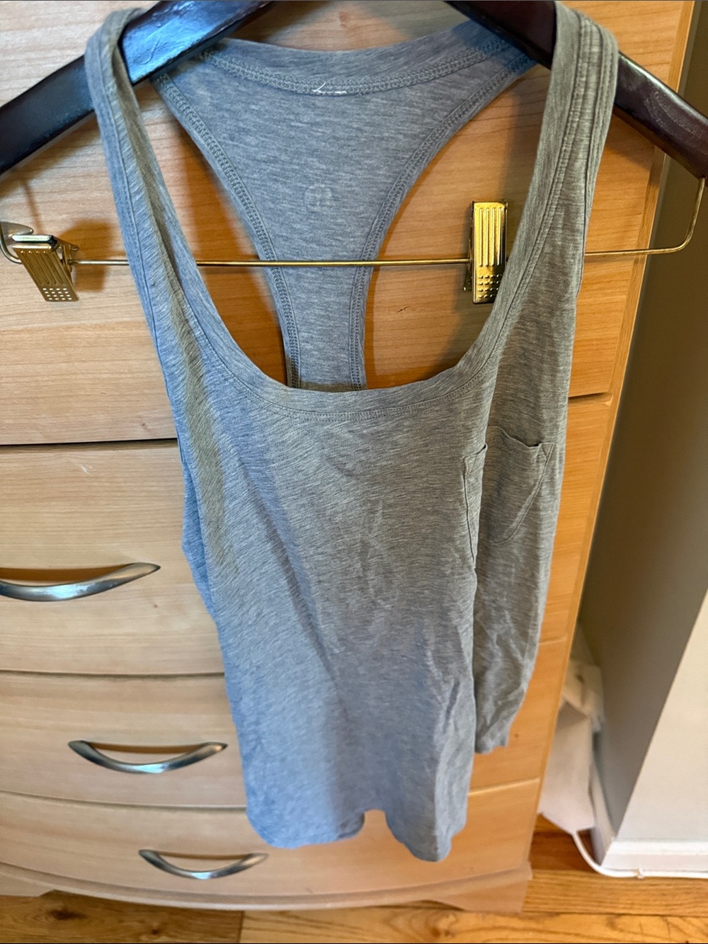 Women's Gray Racerback Tank Lululemon